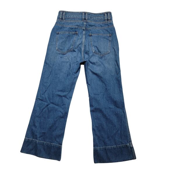 Current/Elliott The Pinball Cropped Maritime Jeans Size 27 (measures 28) - Picture 2 of 6